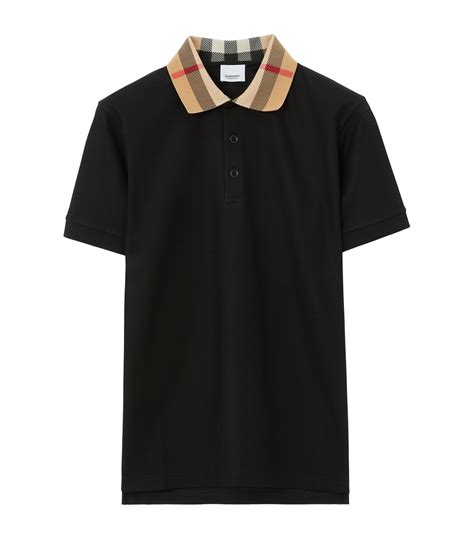 burberry collar shirt mens|black Burberry button up shirt.